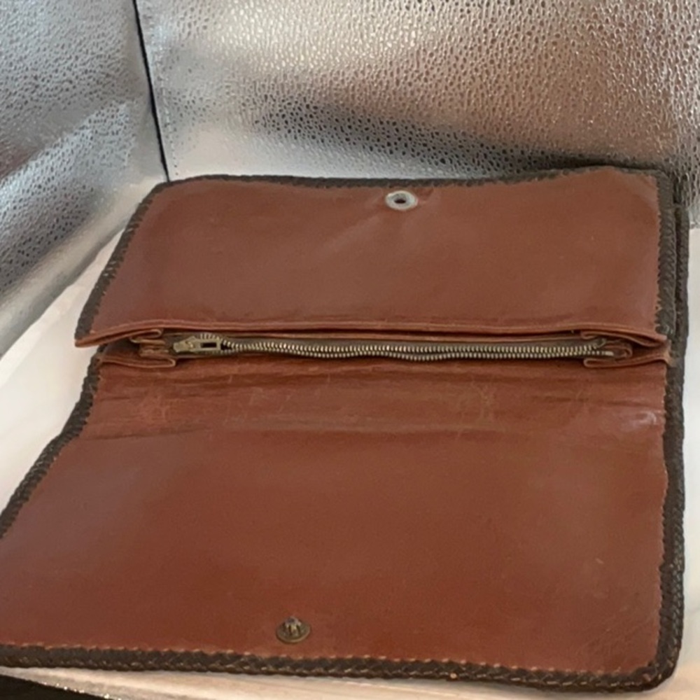 Vintage 50s Alligator Leather Bag - Picture 4 of 4